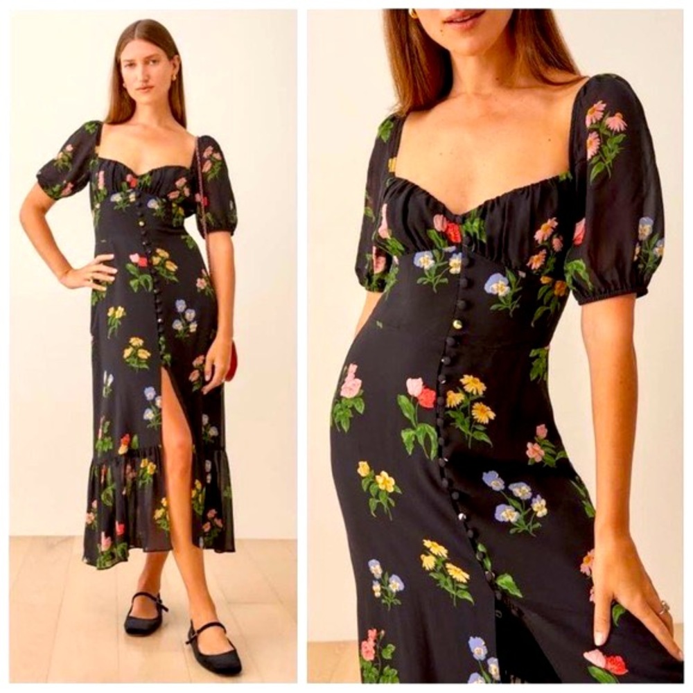 Reformation Charlee dress, WORN ONCE